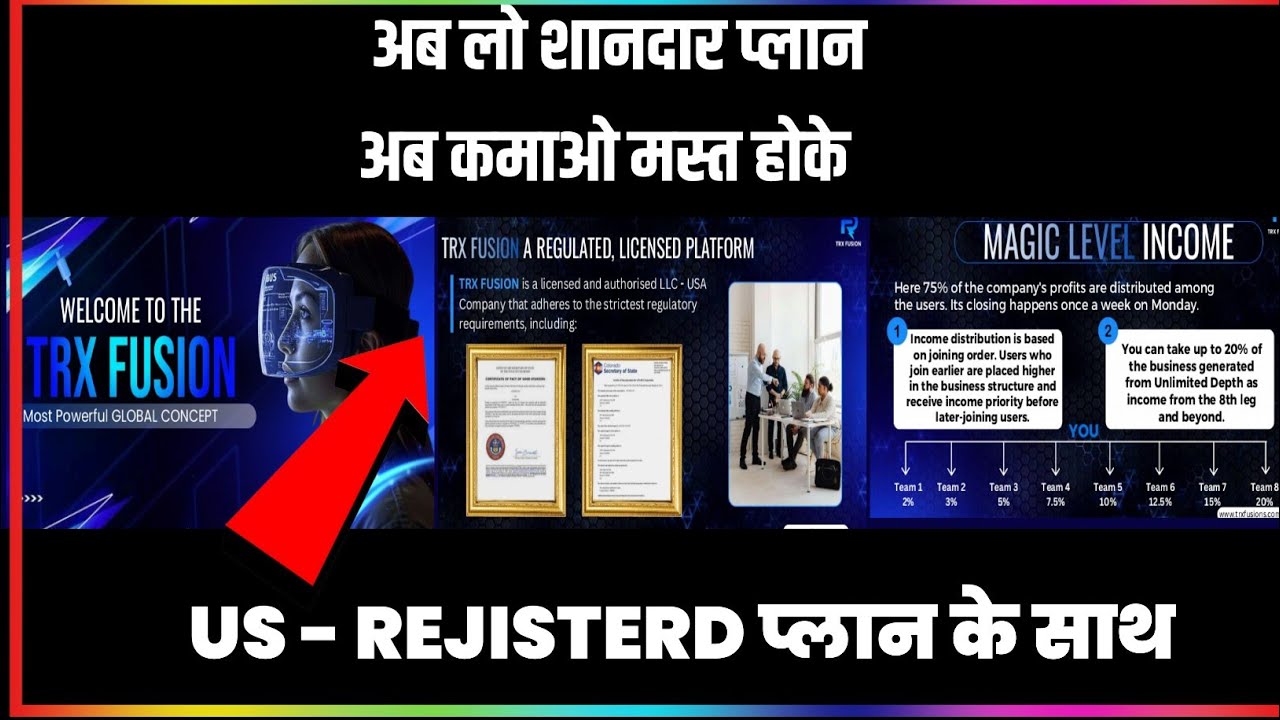 TRX Fussion Business Plan 2025 |   TRX Fussion Review  | GTC TRX Fussion join kaise kare