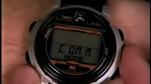Timex Datalink Watch (présentation de la montre du futur) - GamesMaster 1994 (Channel 4)