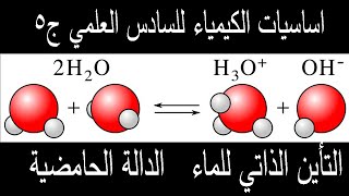 اوفيليا للكيمياء/اساسيات الكيمياء للسادس العلمي ج5/التاين الذاتي للماء-والدالة الحامضية