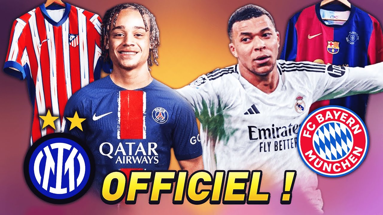 LES NOUVEAUX MAILLOTS DES GRANDS CLUBS 2024 25 PSG REAL MADRID BARCA BAYERN INTER DORTMUND