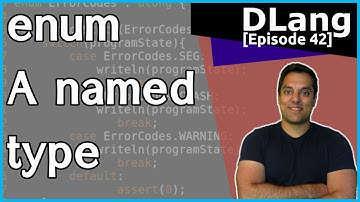[Dlang Episode 42] D Language - enums - another immutable (named) type