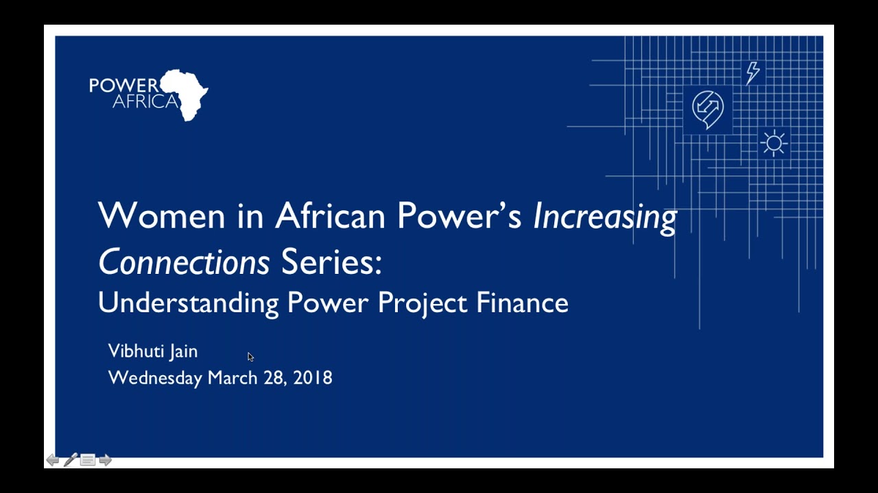 WiAP Webinar: Understanding Power Project Finance