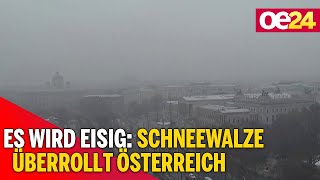 Es wird eisig: Schneewalze überrollt Österreich