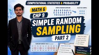 MATH 6  CHP 9 simple random sampling PART 2