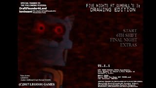 FIve Nights At Gumball's 3 Drawing Edition V2 Night 1,2,3 Complete Gameplay