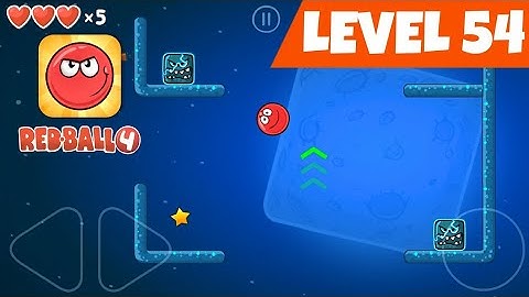 Red Ball 4 Level 54 - Level 54 Walkthrough - Battle For The Moon Level 54