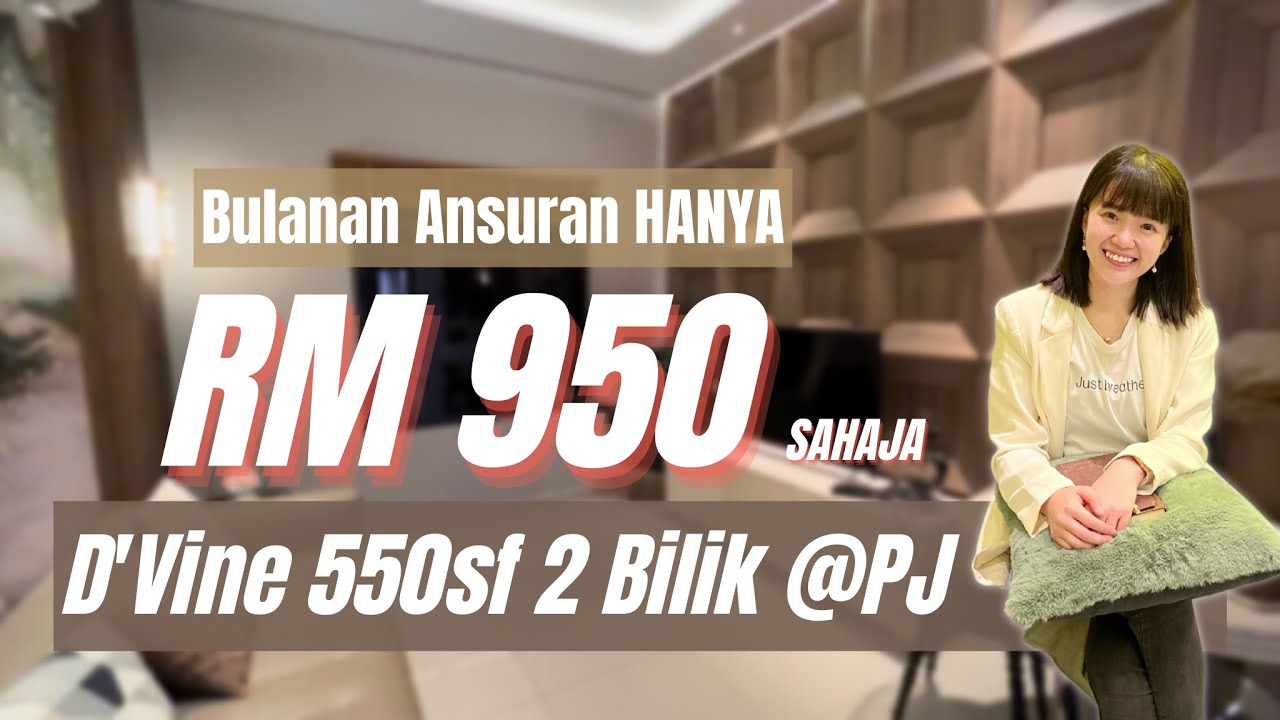 RM270kD’Vine Residence 550sqf 2R1B Waterfall Condo Central Park