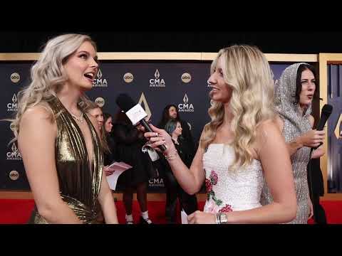 Red Carpet with KARLEY SCOTT COLLINS at the 58th CMA AWARDS | COUNTRY WITH CELINE