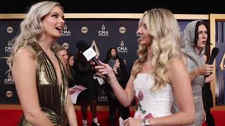 Red Carpet with KARLEY SCOTT COLLINS at the 58th CMA AWARDS | COUNTRY WITH CELINE