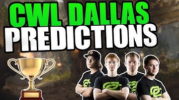 CWL DALLAS PREDICTIONS | FAVORITE, BIGGEST UPSETS, TEAMS TO WATCH | MLG NEWS | CALL OF DUTY WW2 |