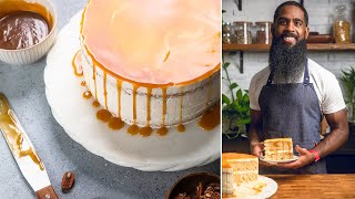 Mouthwatering Vegan Caramel Cake