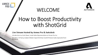 Boost Productivity with Autodesk ShotGrid