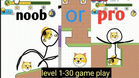 Save The Dog gameplay part-2| level - 1 - 30 complete |all answer! Noob or pro