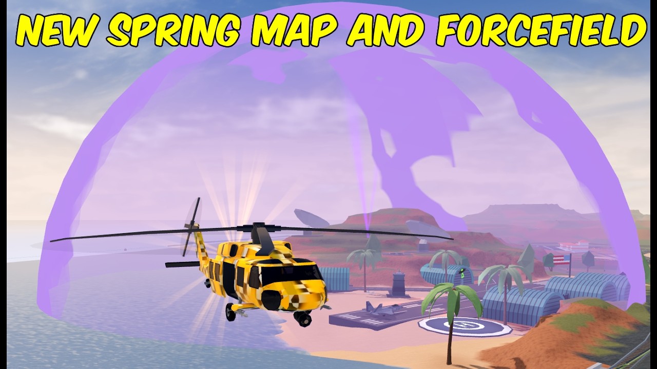 NEW 2026 Spring Map, Forcefield and More! | Roblox Jailbreak