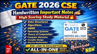 GATE 2026 CS & IT Computer Science and Engineering Notes PDF Download  | Gate exam preparation  screenshot 2