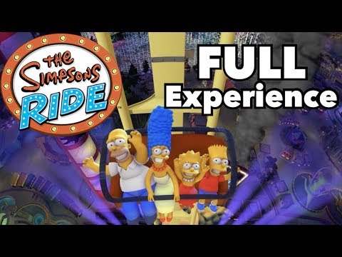 Video: Simpsonų važiavimas Universal Studios