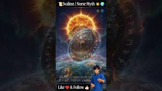 The magical shield that protects us from the Sun! ☀️🛡️🔖#Svalinn #NorseMythology#MythologyFacts #Sun