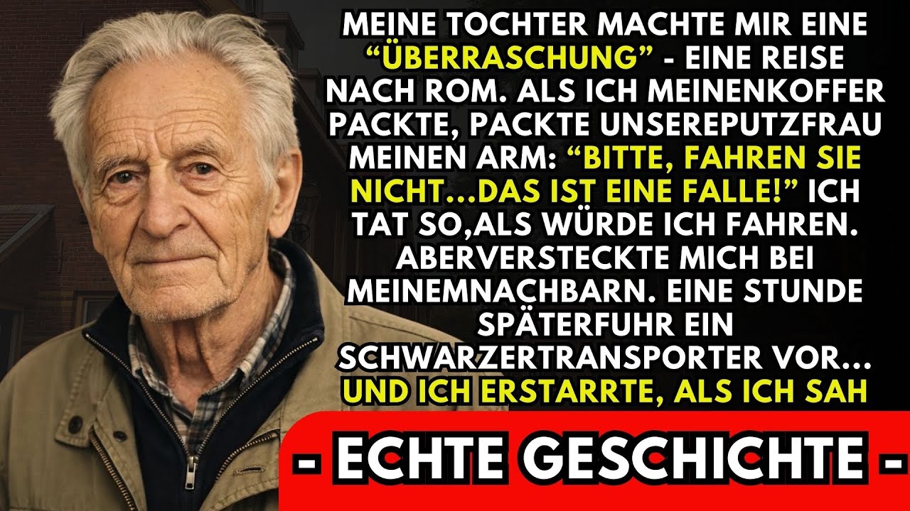 „Geh nicht!“, rief die Putzfrau und packte meinen Arm. Ich versteckte mich. Eine Stunde später...