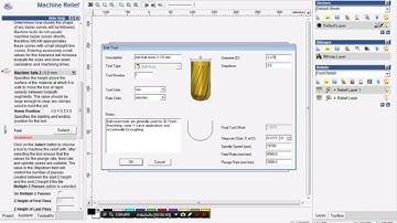 ARTCAM PRO Reliefs on Basic curved surface Add Toolpath 2/2