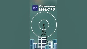 Radio waves  Effect | After Effects Tutorial | #tutorial #aftereffects