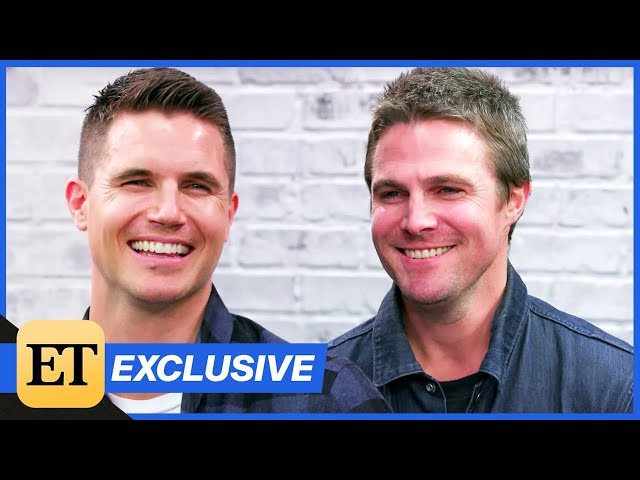 Stephen Amell and Robbie Amell Interview Each Other About Code 8, Being Cousins u0026 More! class=