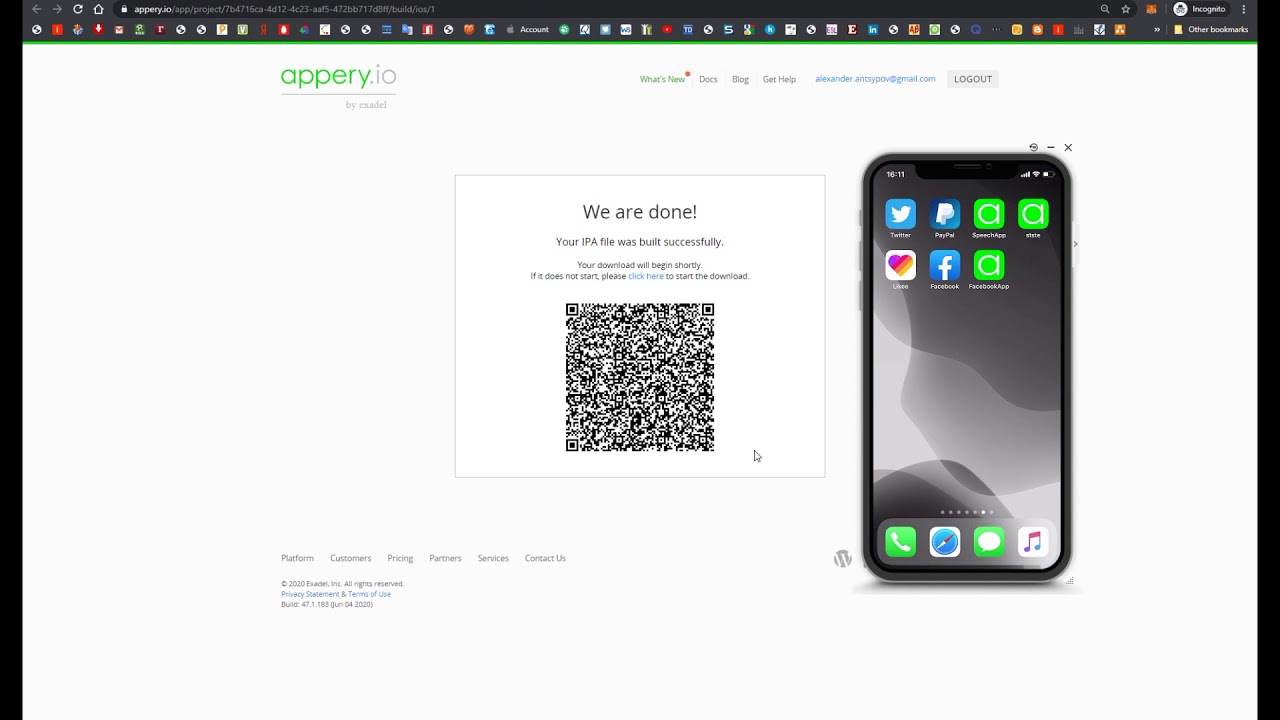 Appery.io Ionic 4 Facebook Login - YouTube
