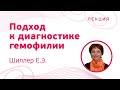 Подходы к диагностике гемофилии, Шиллер Е.Э.