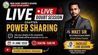 Power Sharing | Class 10 Civics LIVE Doubt Session | CBSE Board | Niket Sir | Social Science