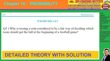Why is tossing a coin considered to be a fair way of deciding which team should get the ball at ...