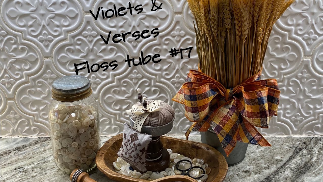 Violets & Verses Flosstube 17 Savannah report, travel souvenirs and a PSS finish YouTube