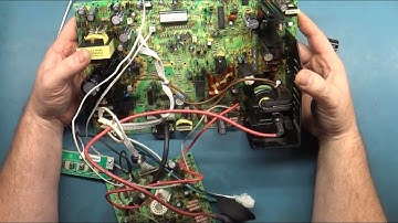 27" D9800 Arcade Monitor Repair - All White Screen/Discolored Corners/Flickering Image/Clicks On/Off