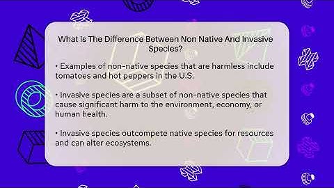 What Is The Difference Between Non Native And Invasive Species? - Ecosystem Essentials