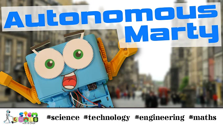 AUTONOMOUS MARTY THE ROBOT - adding sensors to the walking STEM robot from Robotical