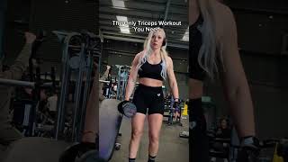 4 tricep exercises that deserve a spot in your workout 💪✨#TricepWorkout #GymTips #StrengthTraining