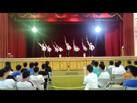 台南高工糾察儀隊108級新生訓練表演(正面畫質修正)