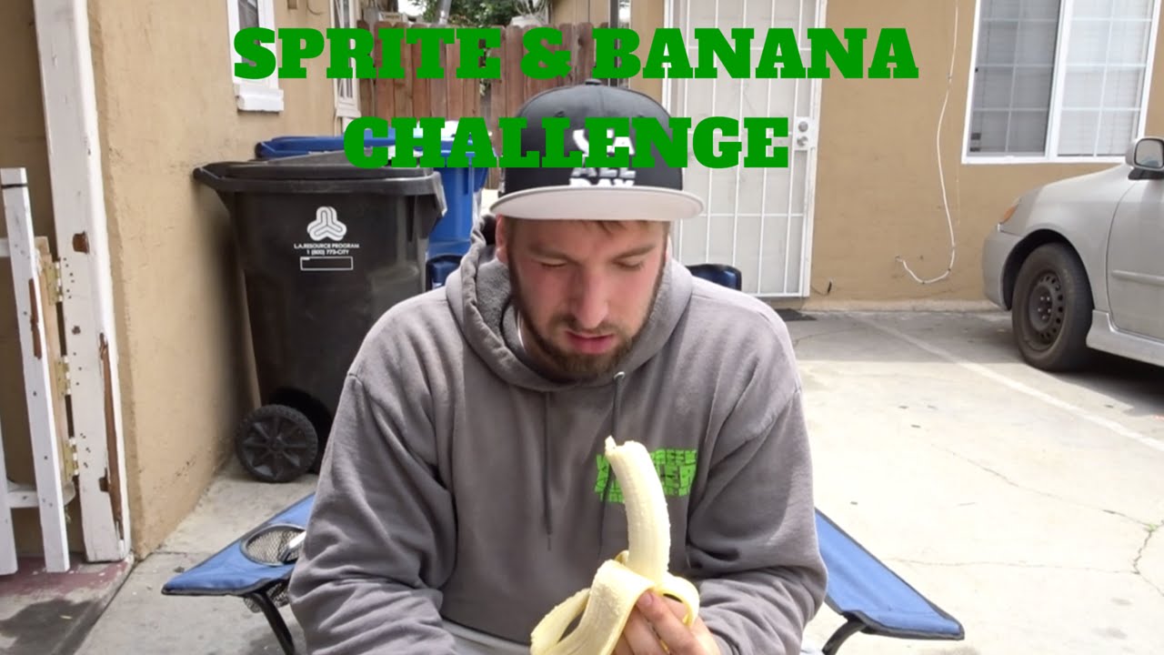 SPRITE AND BANANA CHALLENGE !!!PUKE ALERT!!!! YouTube