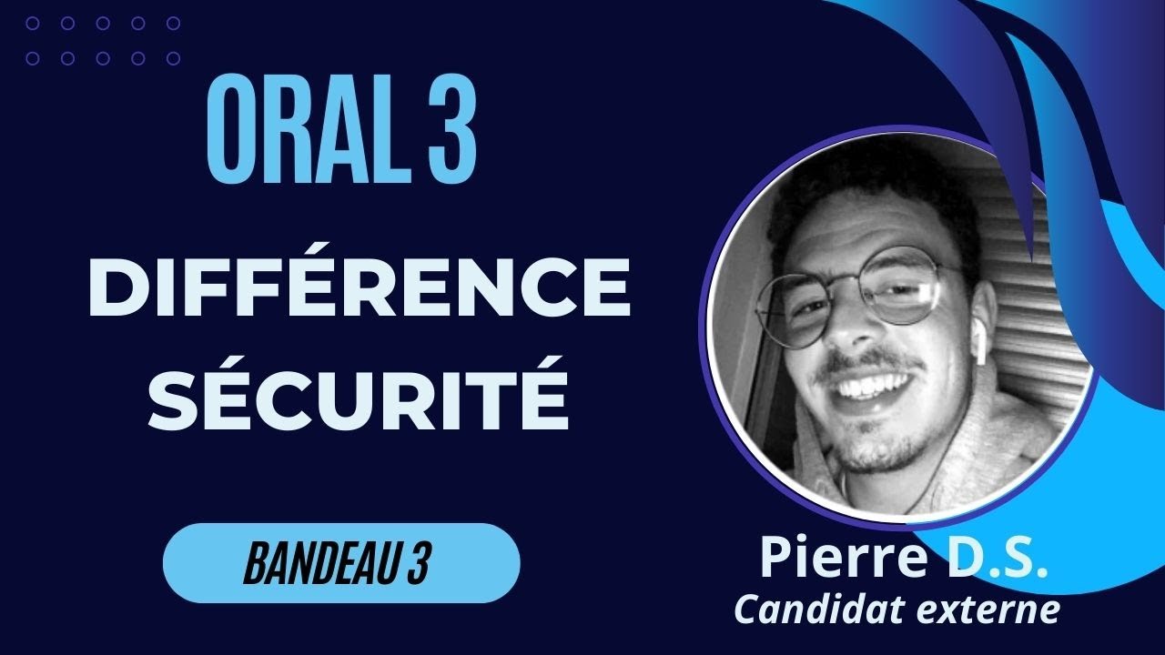 Oral 3️⃣ - Différence / Sécurité - Bandeau 3 - CAPEPS EXTERNE