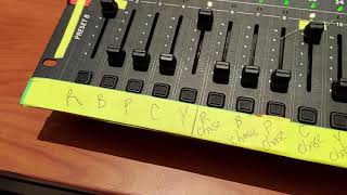 How to record on the Scene Setter 48 dmx console