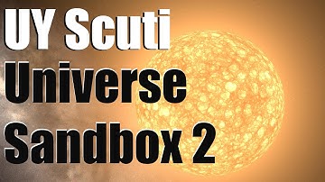 UY SCUTI - Biggest Star In Our Galaxy - Universe Sandbox 2