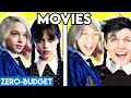 TV SHOWS & MOVIES WITH ZERO BUDGET?! (WEDNESDAY ADDAMS, NETFLIX, & MORE!)