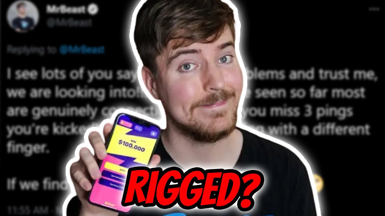 MrBeast Finger On The App Challenge Was Rigged?