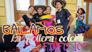 BAILAMOS la pollera COLORA en el Taller de COLOMBIA del FINFO #orizaba #orizabapueblomagico