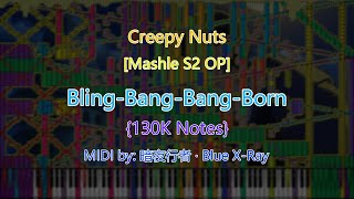 [Black MIDI] Creepy Nuts - Bling-Bang-Bang-Born - 130K Notes