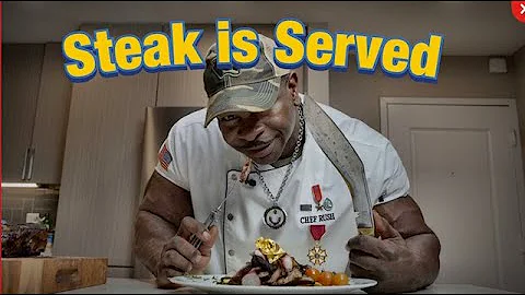 White House CHEF RUSH, Coffee Crusted Steak, just ...