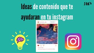 IDEAS de CONTENIDO ESENCIALES para tu INSTAGRAM | IDEAS  de Contenido para un ARTISTA