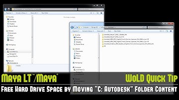 MayaLT/Maya Quick Tip #2: Can I Delete/Move “C:Autodesk” Folder? How I Got Back 10GB HardDrive Space