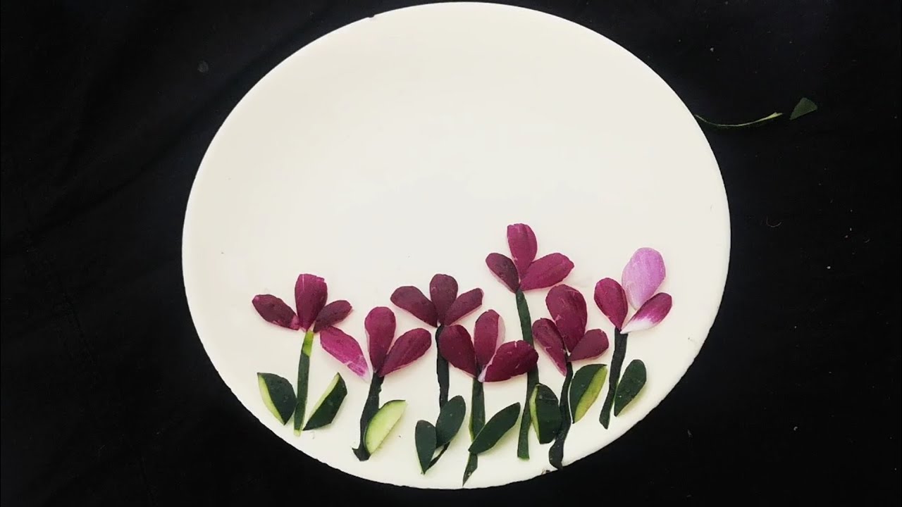 Onion Flowers // plate decoration //carving //Garnishing /kitchenhacks