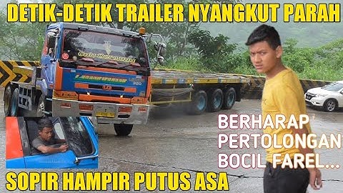 Drama Terparah dan Terlama Truk Trailer, Bikin Sopir Pucat Keringat Dingin di Sitinjau Lauik