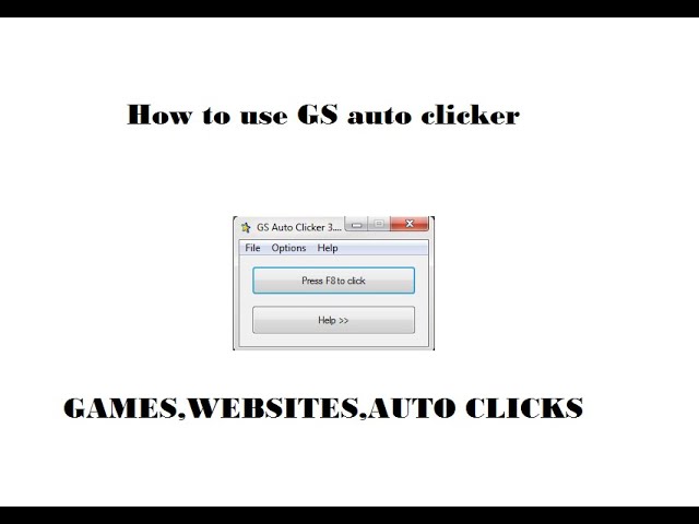 GC AUTO CLICKER - Auto clicker