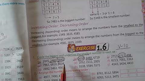 Class 3 Maths exercise 1.6 video 10